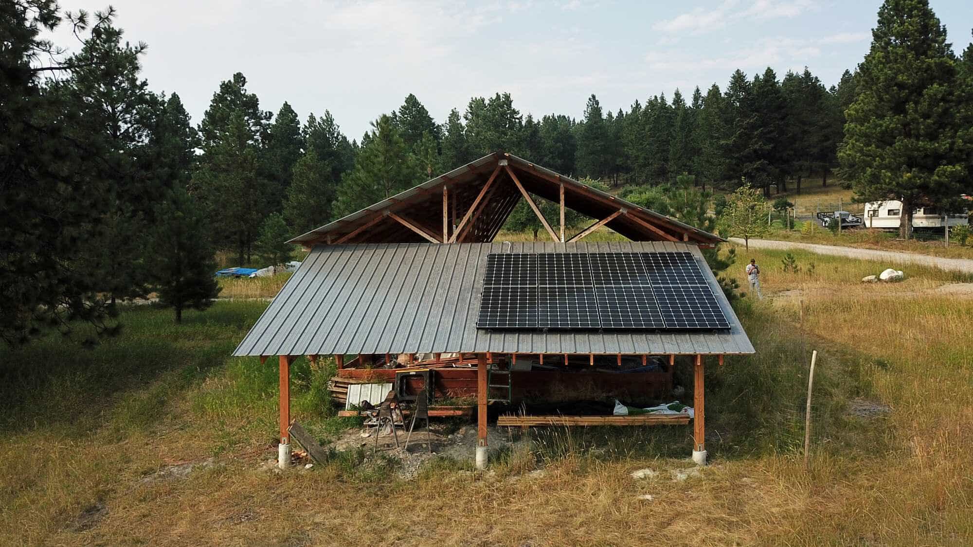 Solar Panels at Kalispell Montana