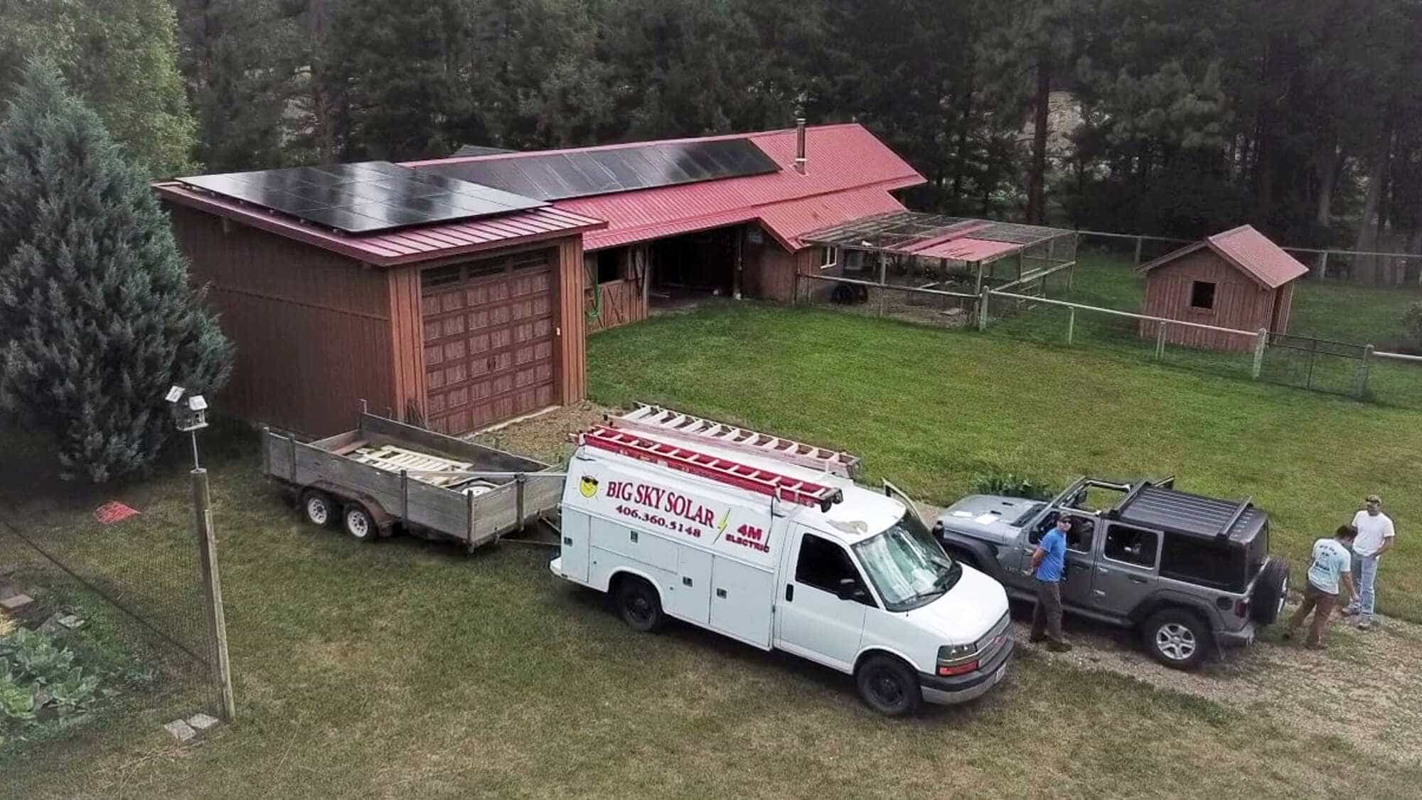 Alberton Montana Solar Panel Installation