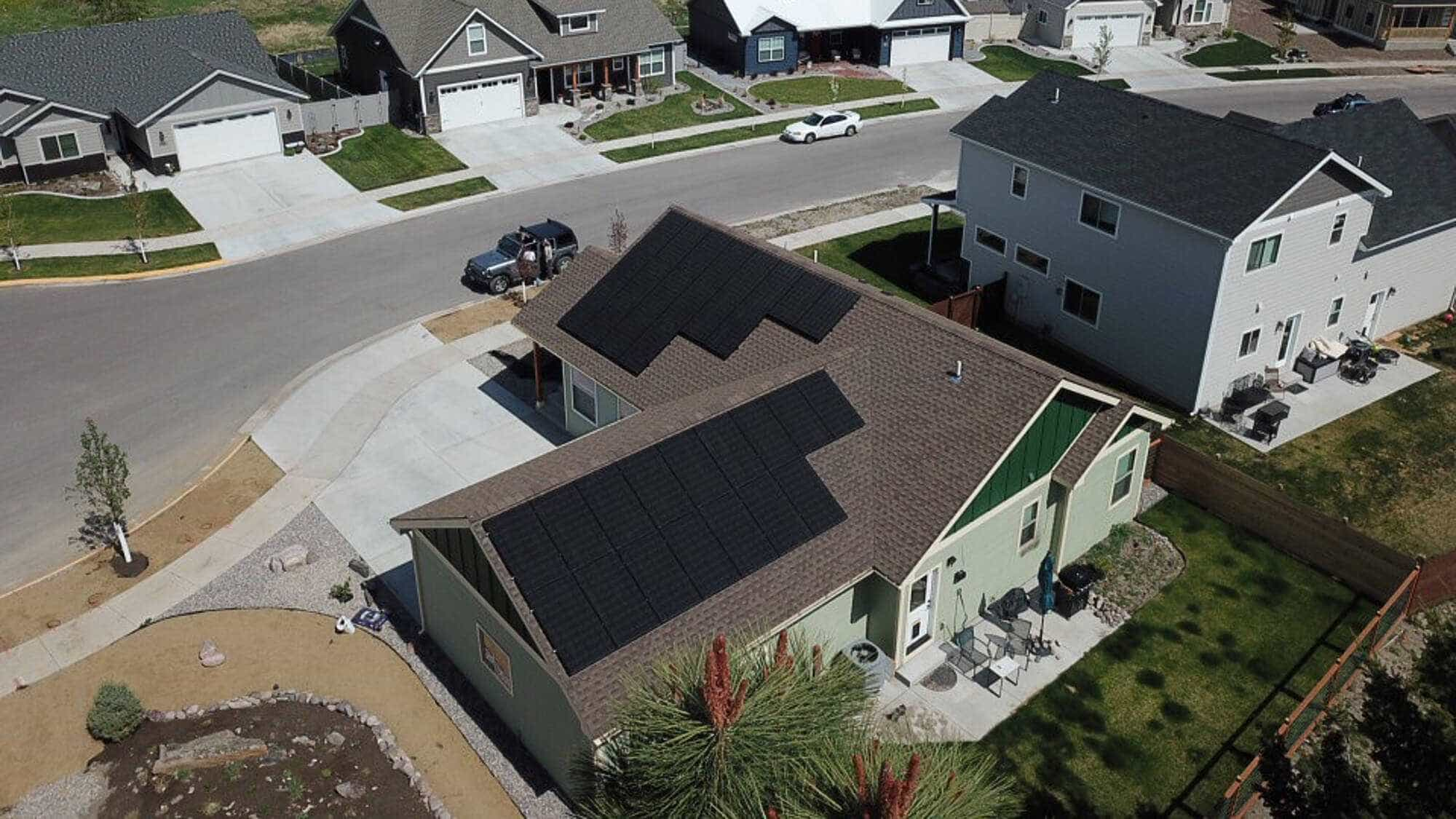 Solar Panels on Roof In Missoula