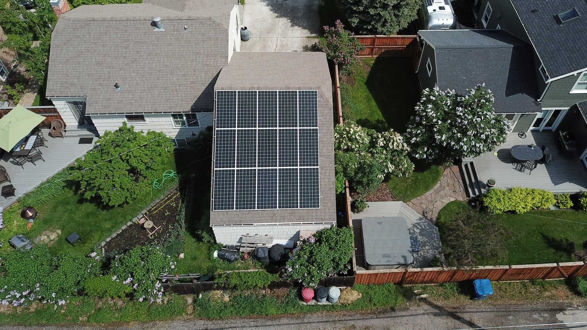 16 Solar Panel on Roof In Montana