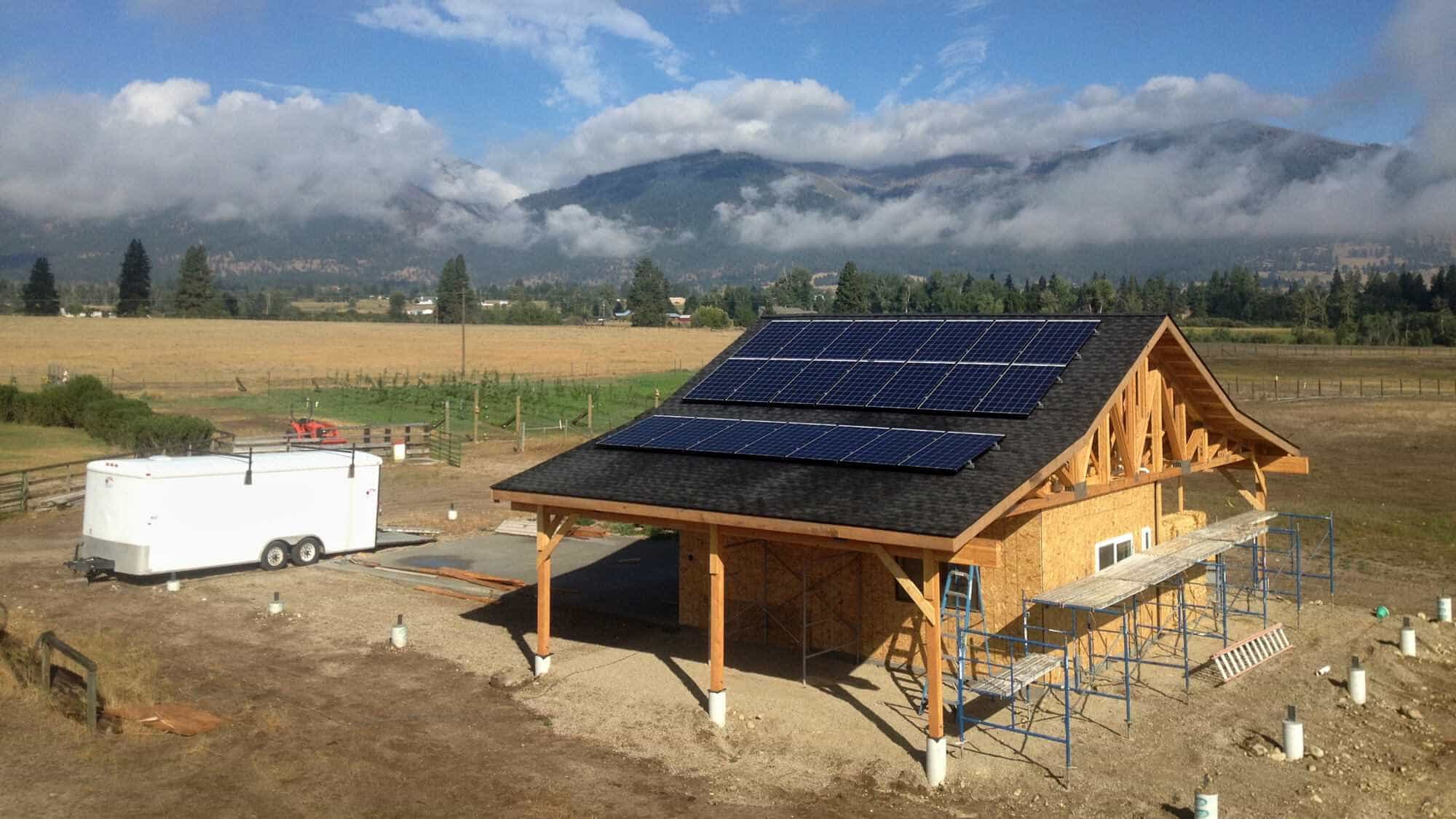 Middle Bear Ranch Solar Panels