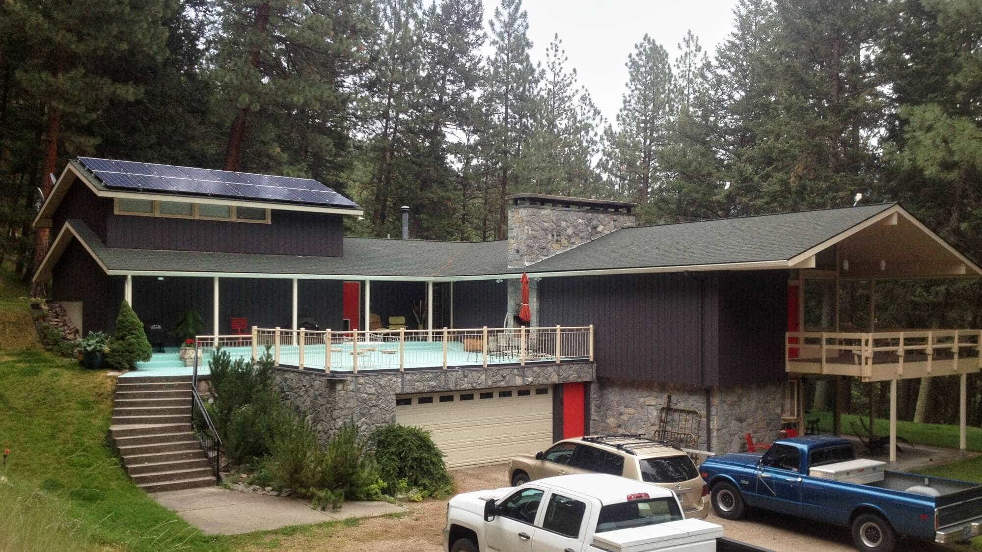 Solar Power House at Pattee Canyon